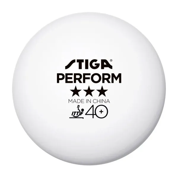 Мяч для наст. тенниса Stiga Perform 3***, 40+, 1113-2110-06, пластик, ITTF Appr., уп.6 шт, бел за 2&nbsp;121.60 ₽ в Чите