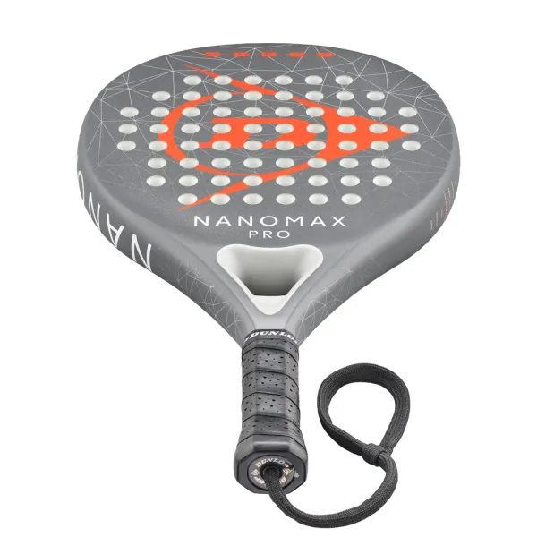 Ракетка для падела Dunlop Nanomax Pro, 10370739, для профессионалов, карбон,серо-оранжевый за 17&nbsp;248.20 ₽ в Чите