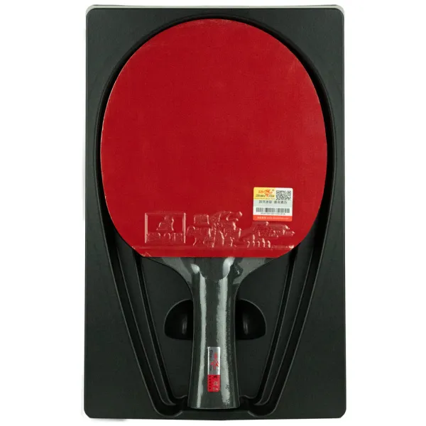 Ракетка для н/т DOUBLE FISH Black Carbon King Racket 3***, для професс.,ITTF Appr.,накл.2,1,мм за 4&nbsp;346.90 ₽ в Чите