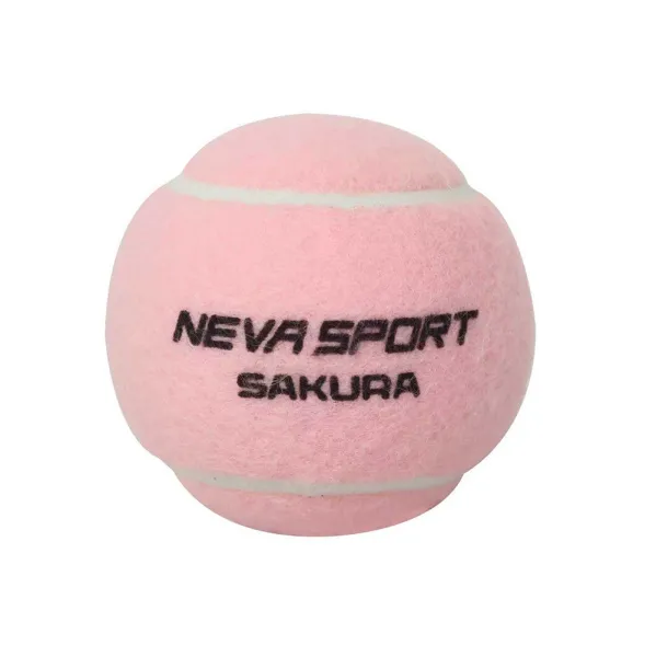 Мяч для падела NS Sakura, UAA2, уп.3 шт, сукно, нат.резина, розовый за 824.50 ₽ в Чите