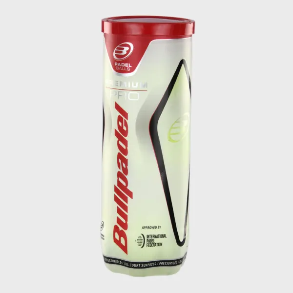 Мяч для падела BULLPADEL Premium PRO, 471959, уп.3 шт, FIP Approved, войлок, нат.резина,желтый за 1&nbsp;094.80 ₽ в Чите