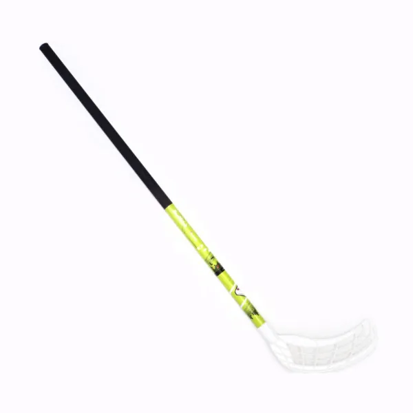 Клюшка для флорбола RealStick Player, MR-KF-Pl95, 95см, прямой крюк, композит, черно-салатовый за 3&nbsp;605.70 ₽ в Чите