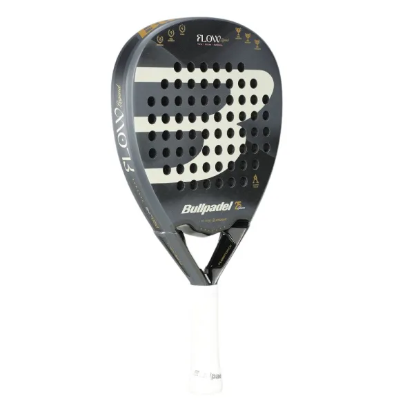 Ракетка для падела BULLPADEL Flow Legend, 494405, для профессионалов, стекловолокно,черно-белый за 31&nbsp;307.20 ₽ в Чите