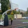 Баскетбольная стойка мобильная складная на пружинах вынос 2,25 м c противовесом ZAVODSPORTA за 530&nbsp;660 ₽ купить в Чите