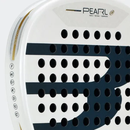 Ракетка для падела BULLPADEL Pearl 26, 493804, для профессионалов, карбон, бело-серый за 35&nbsp;929.50 ₽ купить в Чите