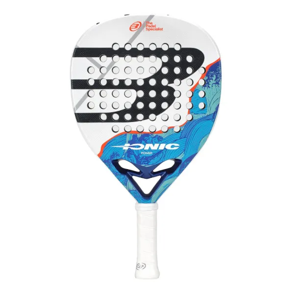Ракетка для падела BULLPADEL Ionic Power 26, 494411, для продв. игроков, стекловолокно, сине-белый за 28&nbsp;944.20 ₽ в Чите