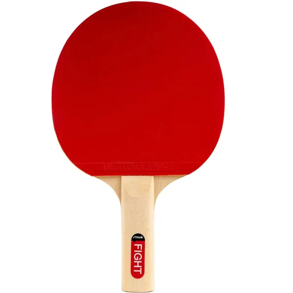 Ракетка для н/т Stiga Fight Red, 184001, для любителей, накладка 1,5 мм ITTF, прямая ручка за 1&nbsp;837.70 ₽ в Чите