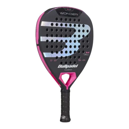 Ракетка для падела BULLPADEL Wonder 27, 497250, для продв.игроков, стекловолокно, карбон, черно-роз за 42&nbsp;969.20 ₽ купить в Чите