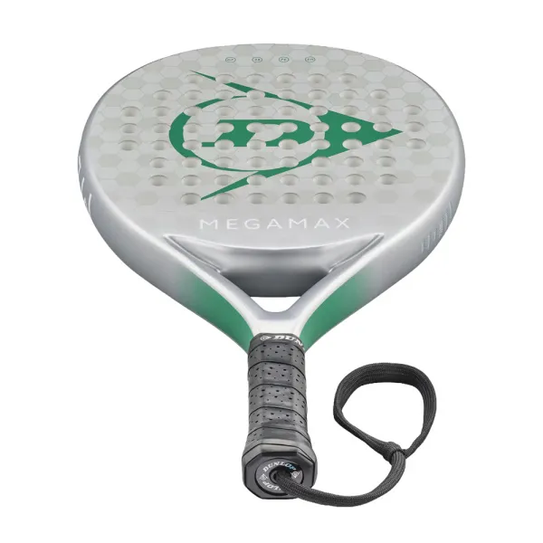 Ракетка для падела Dunlop Megamax Silver, 10370741, для начинающих, графит, серебристый за 11&nbsp;740.20 ₽ в Чите