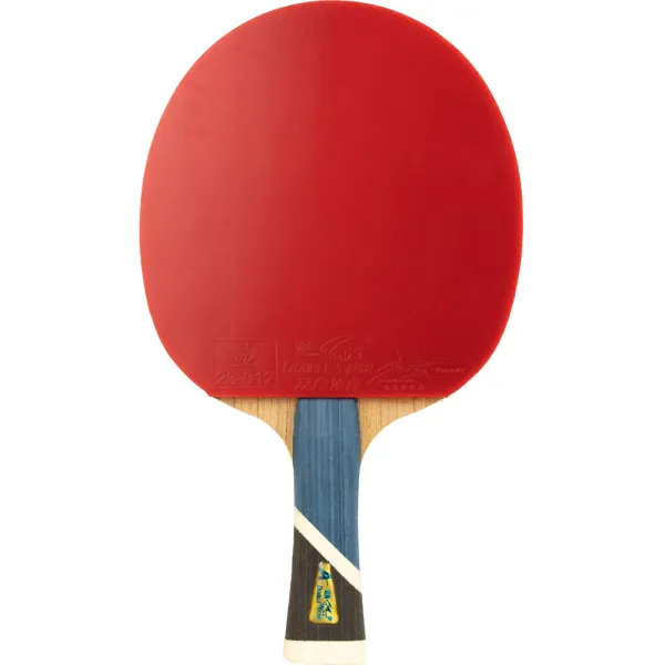Ракетка для н/т DOUBLE FISH 5A+C, для продвин, ITTF Appr, накл. 2,1 мм, конич. ручка+ 2 мяча V40+мм за 2&nbsp;779.50 ₽ в Чите