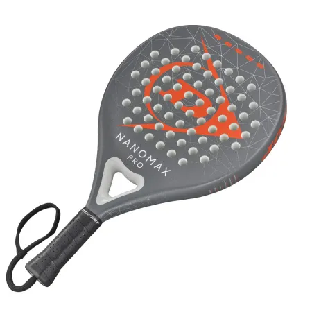 Ракетка для падела Dunlop Nanomax Pro, 10370739, для профессионалов, карбон,серо-оранжевый за 17&nbsp;248.20 ₽ купить в Чите