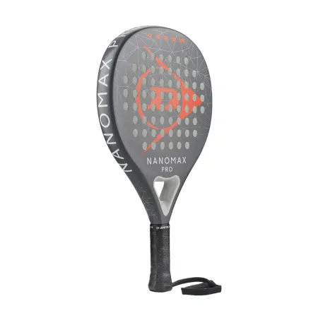 Ракетка для падела Dunlop Nanomax Pro, 10370739, для профессионалов, карбон,серо-оранжевый за 17&nbsp;248.20 ₽ купить в Чите
