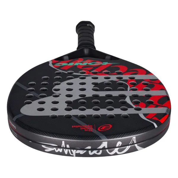 Ракетка для падела BULLPADEL Ionic Control 26, 494412, для продв. игроков, карбон, черно-красный за 33&nbsp;734.80 ₽ в Чите