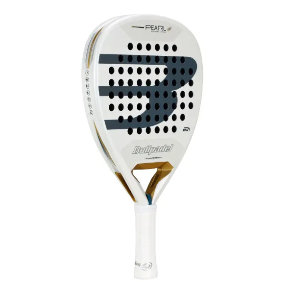 Ракетка для падела BULLPADEL Pearl 26, 493804, для профессионалов, карбон, бело-серый за 35&nbsp;929.50 ₽ в Чите