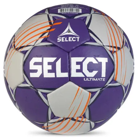 Мяч ганд. SELECT Ultimate Official EHF V24, 1612858999, Senior(р.3), EHF Appr, ПУ, руч.сш, фиол-сер за 15&nbsp;504 ₽ купить в Чите