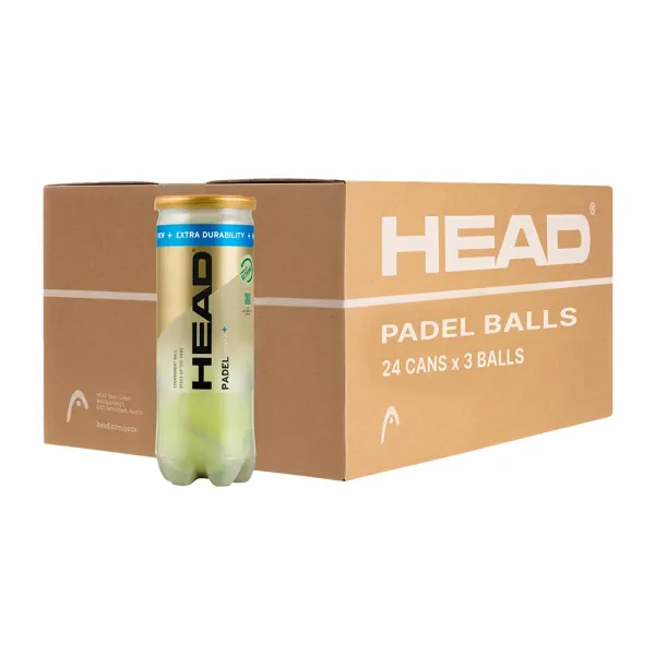 Мяч для падела HEAD Padel Pro S+, 540303, уп.3 шт, FIP Approved, войлок,нат.резина,желтый за 933.30 ₽ в Чите