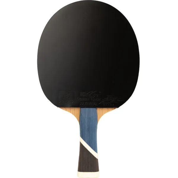 Ракетка для н/т DOUBLE FISH 5A+C, для продвин, ITTF Appr, накл. 2,1 мм, конич. ручка+ 2 мяча V40+мм за 2&nbsp;779.50 ₽ в Чите
