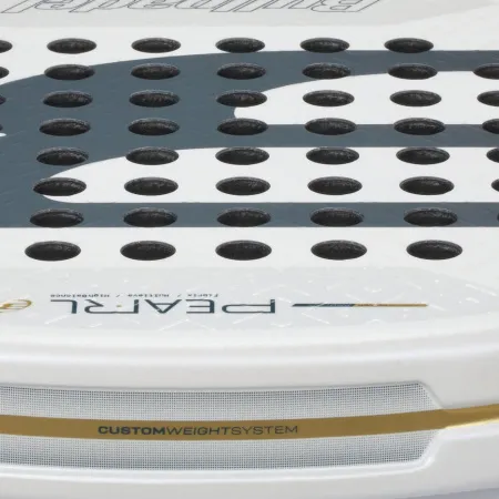 Ракетка для падела BULLPADEL Pearl 26, 493804, для профессионалов, карбон, бело-серый за 35&nbsp;929.50 ₽ купить в Чите