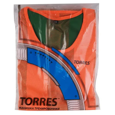 Манишка детская TORRES двухсторонняя, TR11949O/G, р.Jr, тренировочная, полиэстер, оранж-зелен за 1&nbsp;026.80 ₽ купить в Чите