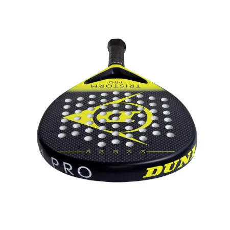 Ракетка для падела Dunlop Tristorm Pro, 10359946, для опытных игроков, графит, черно-желтый за 19&nbsp;643.50 ₽ купить в Чите