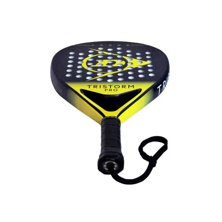 Ракетка для падела Dunlop Tristorm Pro, 10359946, для опытных игроков, графит, черно-желтый за 19&nbsp;643.50 ₽ купить в Чите
