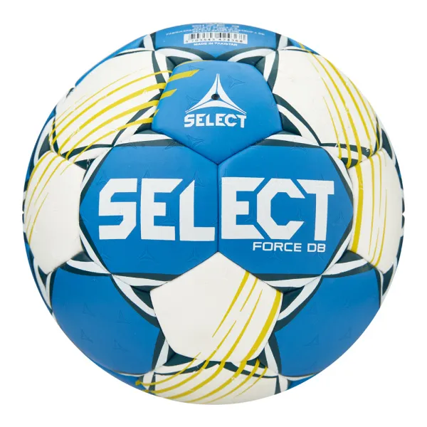 Мяч ганд. SELECT HB FORCE DB V25, 1622858205, Senior (р.3), EHF Appr,ПУ, гибр.сш., сине-белый за 8&nbsp;438.80 ₽ в Чите