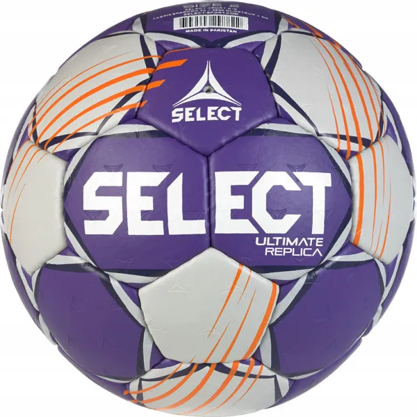 Мяч ганд. SELECT Ultimate Official EHF V24, 1612858999, Senior(р.3), EHF Appr, ПУ, руч.сш, фиол-сер за 15&nbsp;504 ₽ в Чите