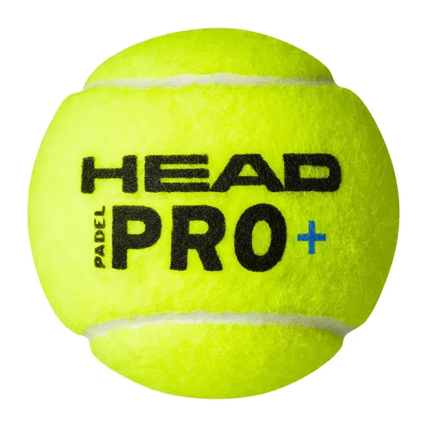Мяч для падела HEAD Padel Pro+, 540203, уп.3 шт, FIP Approved, войлок,нат.резина,желтый за 933.30 ₽ в Чите